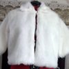 White Fox Faux Fur Bridal Jacket